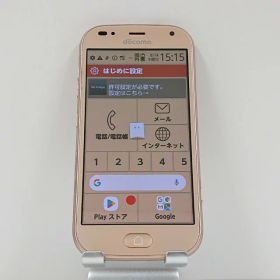 らくらくスマートフォン me F-01L ドコモ ゴールド 送料無料 本体 c13934 【中古】