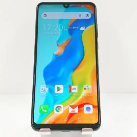 HUAWEI P30 lite HWV33 au ミッドナイトブラック 送料無料 本体 c15633 【中古】