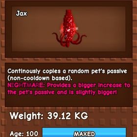 庭を成長させる ナイトメア変異 Ruby Squid 4匹セット | ロブロックス(ROBLOX)のアカウントデータ、RMTの販売・買取一覧