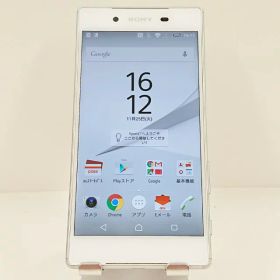 Xperia Z5 SOV32 au ホワイト 送料無料 本体 c15639 【中古】