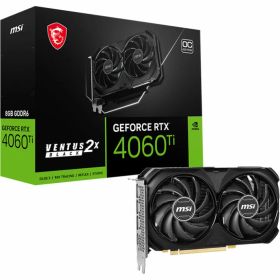 MSI エムエスアイ グラフィックボード GeForce RTX 4060 Ti VENTUS 2X BLACK 8G OC [PCIExp 8GB][ラッピング可] R-LOGI