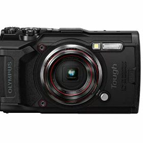 OLYMPUS デジタルカメラ Tough TG-6 ブラック 1200万画素CMOS F2.0 15m 防水 100kgf耐荷重 GPS 内蔵Wi-Fi TG-6BLK