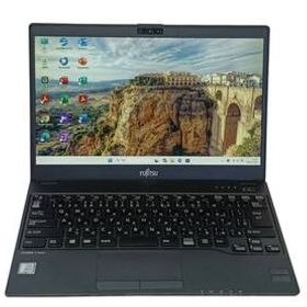 【驚速 FUJITSU U938/S i5-7300U 2.6GHz x4+8GB+M.2 SSD256GB 13.3インチワイドノートPC】Win11+Office2021/WEBカメラ A112202