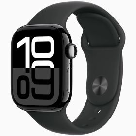 「新品」Apple Watch Series 10 GPSモデル 42mm MWWE3J/A [ジェットブラック・ブラックスポーツバンド S/M]【即納】【あす楽】【プレゼント】