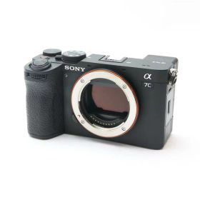 【中古】 《並品》 SONY α7C II ボディ ILCE-7CM2 B ブラック 【背面外装カバーホットシューバネ電池蓋部品交換/各部点検済】 [ デジタルカメラ ]