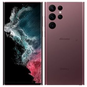 スマートフォン Galaxy S22 Ultra SC-52C 256GB (バーガンディ) [ASC49542]（本体状態難） 携帯電話