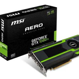 【中古】 MSI ビデオグラフィックカード GTX 1080 TI AERO 11G OC