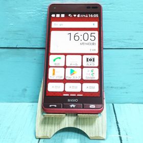 au 京セラ BASIO3 KYV43 レッド 832