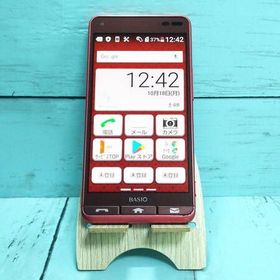 au BASIO3 京セラ KYV43 レッド 752