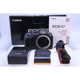 キヤノン(Canon)の【極美品】Canon EOS R7 ボディ ミラーレス一眼(ミラーレス一眼)
