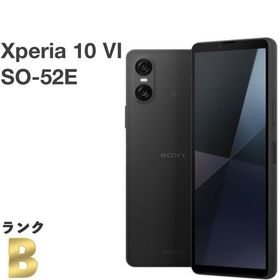 【良品】Xperia 10 VI SO-52E docomo SIMフリー ブラック [H638]