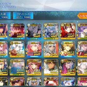 引退アカウント 宝具5 * 10 星5キャラ88種 人権サポート鯖揃ってます | FGOのアカウントデータ、RMTの販売・買取一覧