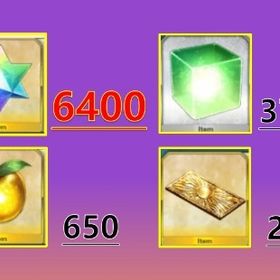 初期垢 聖晶石6400個+ 呼符280枚+果実650枚+マナプリズム3700枚+その他 | FGOのアカウントデータ、RMTの販売・買取一覧