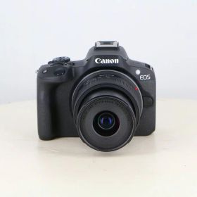 【中古】 (キヤノン) Canon EOS R50+RF18-45 IS STM レンズキツト ブラツク【中古カメラ デジタル一眼】 ランク：AB