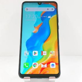 HUAWEI P30 lite HWV33 au ミッドナイトブラック 送料無料 本体 c15633