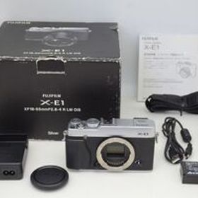 FUJIFILM フジフィルム X-E1 ボディ ミラーレス一眼カメラ シルバー 元箱付 251117b【アルプスカメラ】