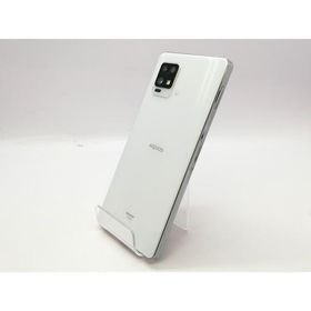 【中古】SHARP au 【SIMフリー】 AQUOS zero6 ホワイト 8GB 128GB SHG04【立川フロム中武】保証期間１ヶ月【ランクC】