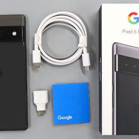 スマートフォン Google Pixel 6 Pro 256GB (SIMフリー/Stormy Black) [GA02258-JP]（USB-ACアダプタ欠品） 携帯電話