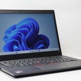 ノートパソコン 中古 Windows11 Lenovo ThinkPad X395 Ryzen 5 PRO 3500U メモリ8GB SSD256GB WPS offce搭載 カメラ 値下げ