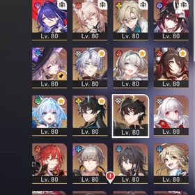 神アカウント、サンデー２凸、花火２凸、帰忘の流離人２凸 | 崩壊スターレイル(崩スタ)のアカウントデータ、RMTの販売・買取一覧