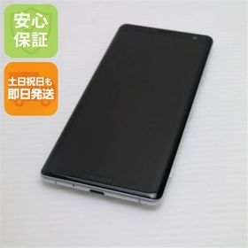 安心保証 美品 801SO Xperia XZ3 ホワイトシルバー 本体 白ロム