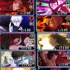 石6万 新旧宿儺 2周年虎杖・東堂 新旧乙骨 影夏油 脹相 五条コンプ 凸素材多数 | ファンパレ(呪術廻戦ファントムパレード)のアカウントデータ、RMTの販売・買取一覧