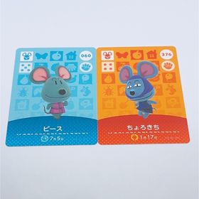 ニンテンドウ(任天堂)のどうぶつの森 ピース ちょろきち amiiboカード ネズミ(その他)