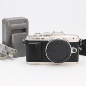 B+ (並品) Olympus オリンパス PEN E-PL7 シルバー ボディ シャッター数 3,880枚 初期不良返品対応 111-100