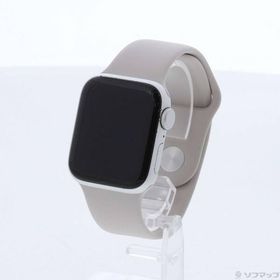 〔中古〕Apple(アップル) Apple Watch SE 第2世代 GPS 40mm シルバーアルミニウムケース スターライトスポーツバンド〔344-ud〕