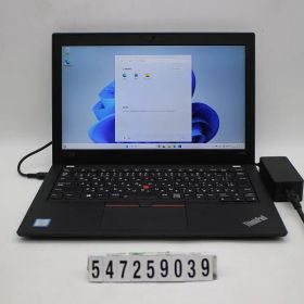 Lenovo ThinkPad X280 Core i5 8350U 1.7GHz/8GB/256GB(SSD)/12.5W/FHD(1920x1080) タッチパネル/Win11 【547259039】