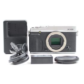 ■良品■ FUJIFILM X-E2 ボディ シルバー ミラーレス一眼カメラ 富士フィルム