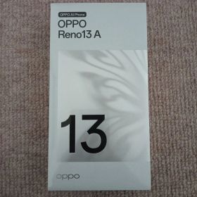 新品☆シュリンク未開封 OPPO Reno13A シムフリー チャコールグレー