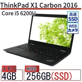 中古 ノートパソコン Lenovo レノボ ThinkPad X1 Carbon 2016 20FCA11FJP Core i5 メモリ：4GB 6ヶ月保証