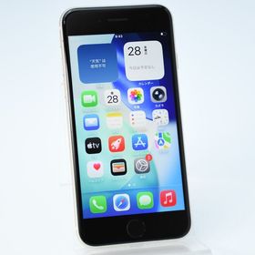 【動作可＊電池100 %】au SIMフリー iPhoneSE 第３世代 64GBスターライト