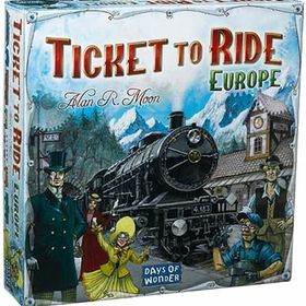 ボードゲーム チケット・トゥ・ライド ヨーロッパ ホビージャパンシリーズ 戦略的列車アドベンチャー 大陸を結ぶルート建設 多人数プレイ対応 鉄道ネットワーク構築 トンネルフェリー駅新要素搭載 8歳以上推奨 英語版 日本語説明書なし