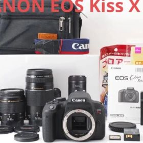 保証付き/Canon EOS Kiss X9i標準&望遠&単焦点レンズセット