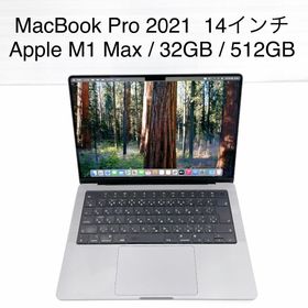 マック(Mac (Apple))のMacBook Pro 14インチ 2021 / Apple M1 Max / 32GB / SSD 512GB(ノートPC)
