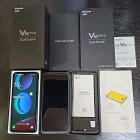 simフリー/L-51A LG Ｖ60 ThinQ 5G/128GB/ブラック