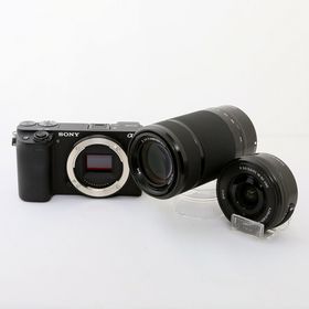 ソニー(SONY)の【中古】(ソニー) SONY ソニー ILCE-6400Y B ダブルズームレンズキツト(コンパクトデジタルカメラ)