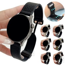 Amazfit バンド ベルト PUレザー バンド幅 20mm 22mm マグネット付き 磁気付き Active Balance Cheetah Pro Bip 5 GTR4 GTS4