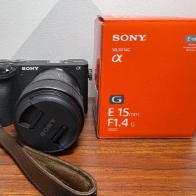 SONY α6600 E 15mm F1.4 Gレンズセット