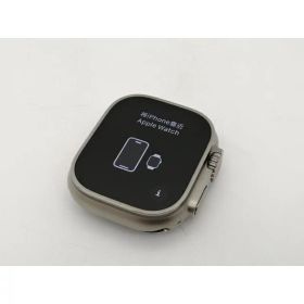 【中古】Apple Apple Watch Ultra2 49mm Cellular ブラックチタニウムケース/ダークグリーンアルパインループ M 海外版【なんば】保証期間1ヶ月【ランクA】