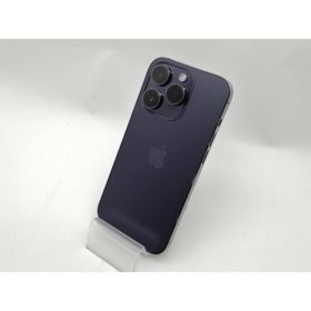 【中古】Apple 国内版 【SIMフリー】 iPhone 14 Pro 256GB ディープパープル MQ1E3J/A【新宿東口】保証期間１ヶ月【ランクC】