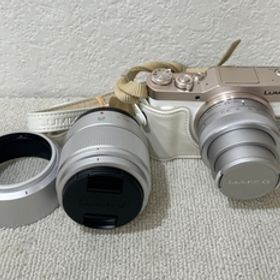 ●Panasonic パナソニック デジタル 一眼カメラ LUMIX ルミックス DC-GF10 ダブルレンズキット 簡易動作のみ確認 中古保管品●9280009