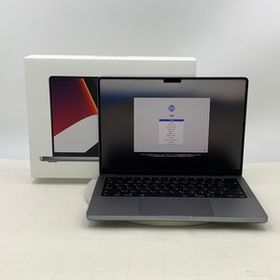 動作確認済み MacBook Pro Touch ID 14インチ (Late 2021) Apple M1 Pro 8コア/16GB/SSD 512GB スペースグレイ MKGP3J/A