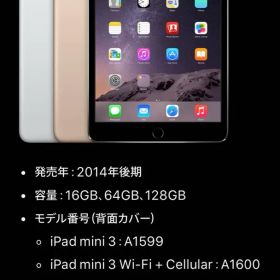 iPad mini 3 128GB