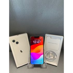 アップル(Apple)の中古 国内版 SIMフリー iPhone13 128GB スターライト色(スマートフォン本体)