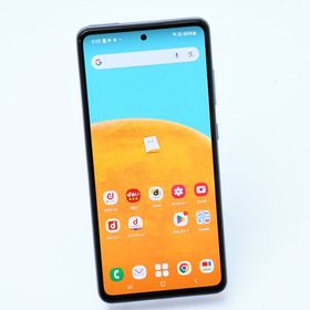 【液晶美品】SIMフリー docomo Galaxy A52 5G SC-53B オーサムパープル
