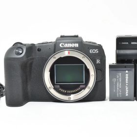 超美品 Canon EOS RP ミラーレスデジタルカメラボディ バッテリー2個付き ブラック キヤノン 460