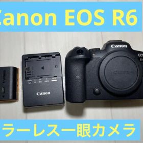 キヤノンCanon EOS R6 ボディ ミラーレス一眼カメラ フルサイズ機